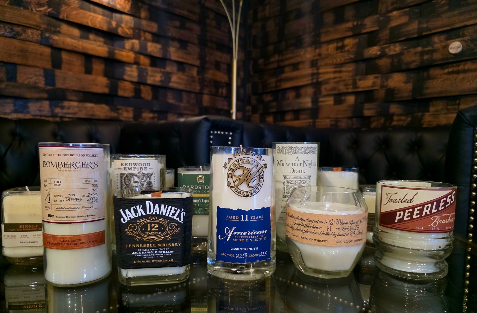 Bottle Candle luxury candle by Second Pour Co.