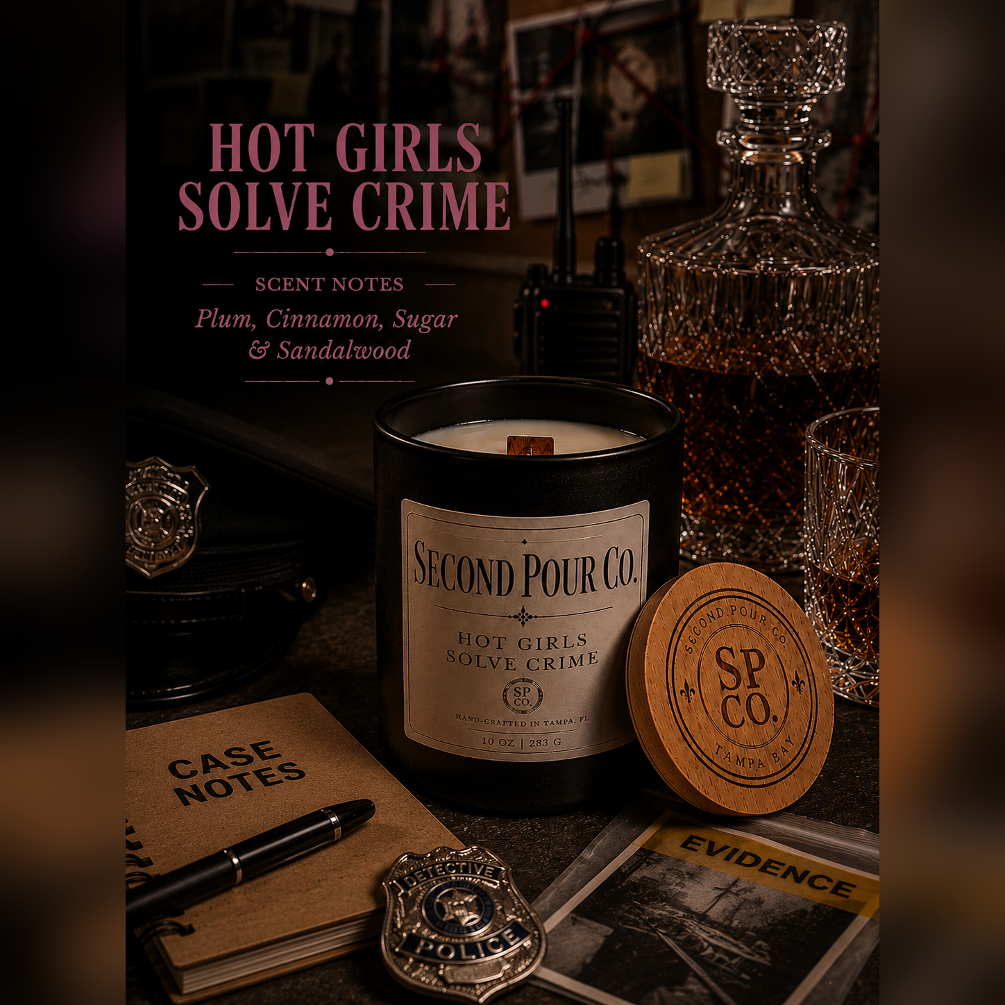 Hot Girls Solve Crime scent by Second Pour Co.