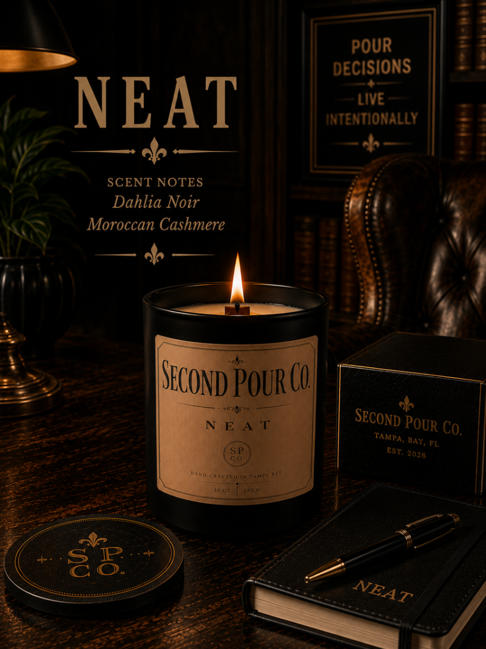 Neat luxury candle by Second Pour Co.